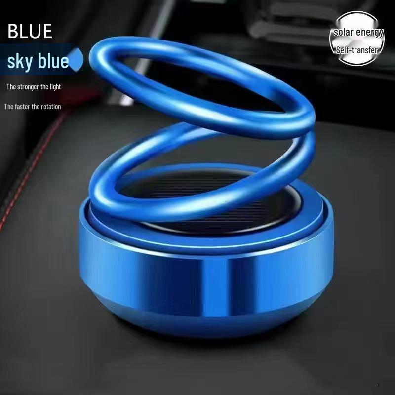 Вращающийся автомобильный ароматизатор на солнечной батарее - Долговечный, Легкий аромат