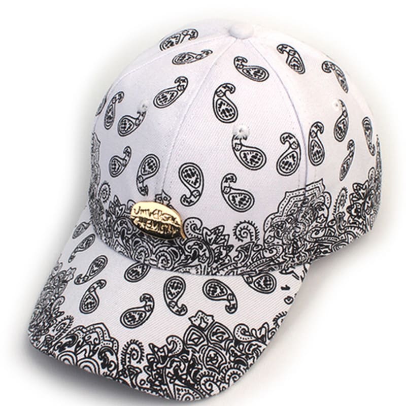 Universal Chemistry Paisley Bubble White Ballcap