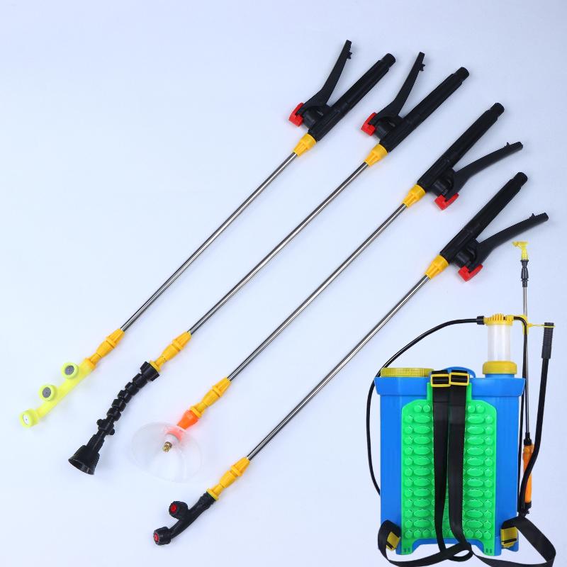 Retractable Garden Watering Sprayer Wand Adjustable Rotating Nozzle for Plant Irrigation Outdoor Deck Cleaning