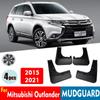 Mudflpas FOR Mitsubishi Outlander 2015- Mudguards Fender Mud Flap Guard Splash Mudguard Car Accessories Auto Styline 4pcs
