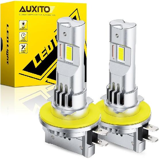 Светодиодные лампы AUXITO H11B, на 600% ярче, сверхъяркие, подключи и играй, долгий срок службы, без мерцания, 98% совместимость, 2 шт.