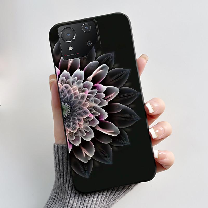 Чехол для Asus ROG Phone 8 Phone8 ROG8 Pro Чехол Роскошный Дракон Милый Крутой Мальчики Девочки Тонкий Черный Матовый Мягкий ТПУ Защитная Задняя Крышка