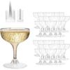 30-Piece Disposable Plastic Cocktail Glasses for Birthday Parties, Weddings, and Events. Assembly Required.