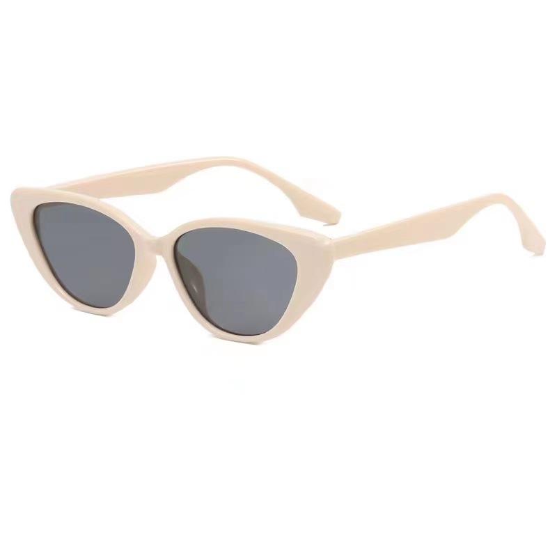 Sweet And Cool Babes Cat Eye Sunglasses Women'S Summer Sunscreen Uv Protection Sunglasses Ins Personalized Trendy Glasses