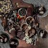 Halloween Bakeware Set, Skull-Shaped Cakelet Pan, Bronze Finish New Arrival