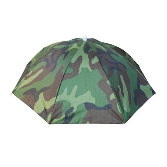 Umbrella Hat with Elastic Headband Waterproof Head Umbrella Hat Portable Hands-Free Folding Cap Fishing Hiking Sunshade Hat for Adult Kids Women Men