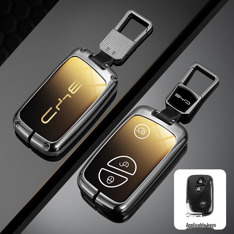 BYD Dolphin 22-24 Key Case: Compatible with Han, Song Plus, Tang DMI, Qin Pro, Yuan E2