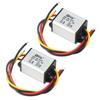 Waterproof DC Buck Converter Voltage Regulator 8-22V To 3-15V 5V 12V 3A Variable Output Power Supply Transformer (Set of 2, 8-22V To 3-15V 3A)