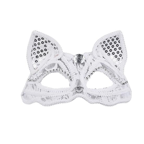 Женщины Лиса Половина Лица Кружева Маска Для Глаз Маскарад Хэллоуин Платье Партии Реквизит