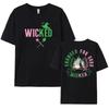 Модный фильм ВеснаЛето 2026 Wicked for Good Хлопковая футболка с коротким рукавом Повседневная футболка с узором Женская Мужская