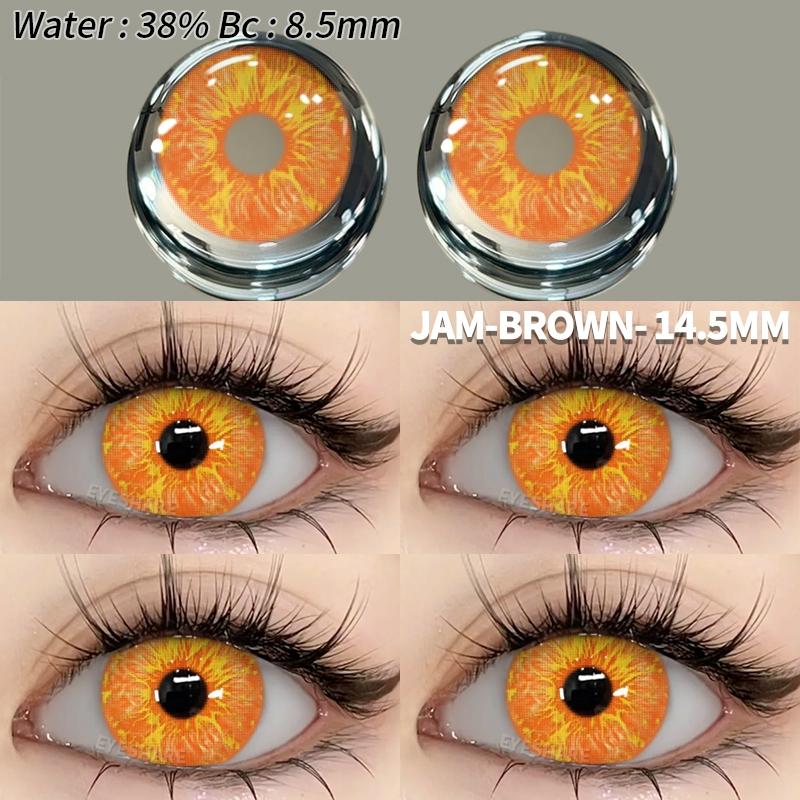 Eyeshare 2 шт. контактные линзы Spirit Yellow Eye цветные контактные линзы вампира для Хэллоуина ежегодные контактные линзы для косплея