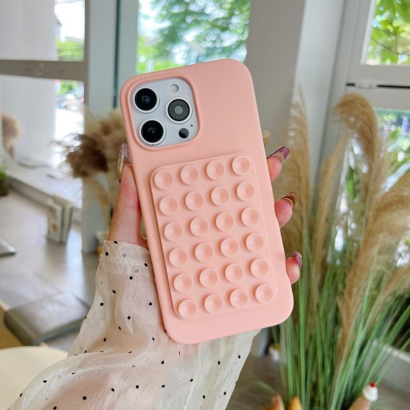 Многофункциональная силиконовая присоска - подставка для телефона и наклейка на заднюю панель