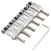 Musiclily Pro 10.8mm Vintage Strat Steel Bridge Saddles for ST Electric Guitars, Chrome (Set of 6)