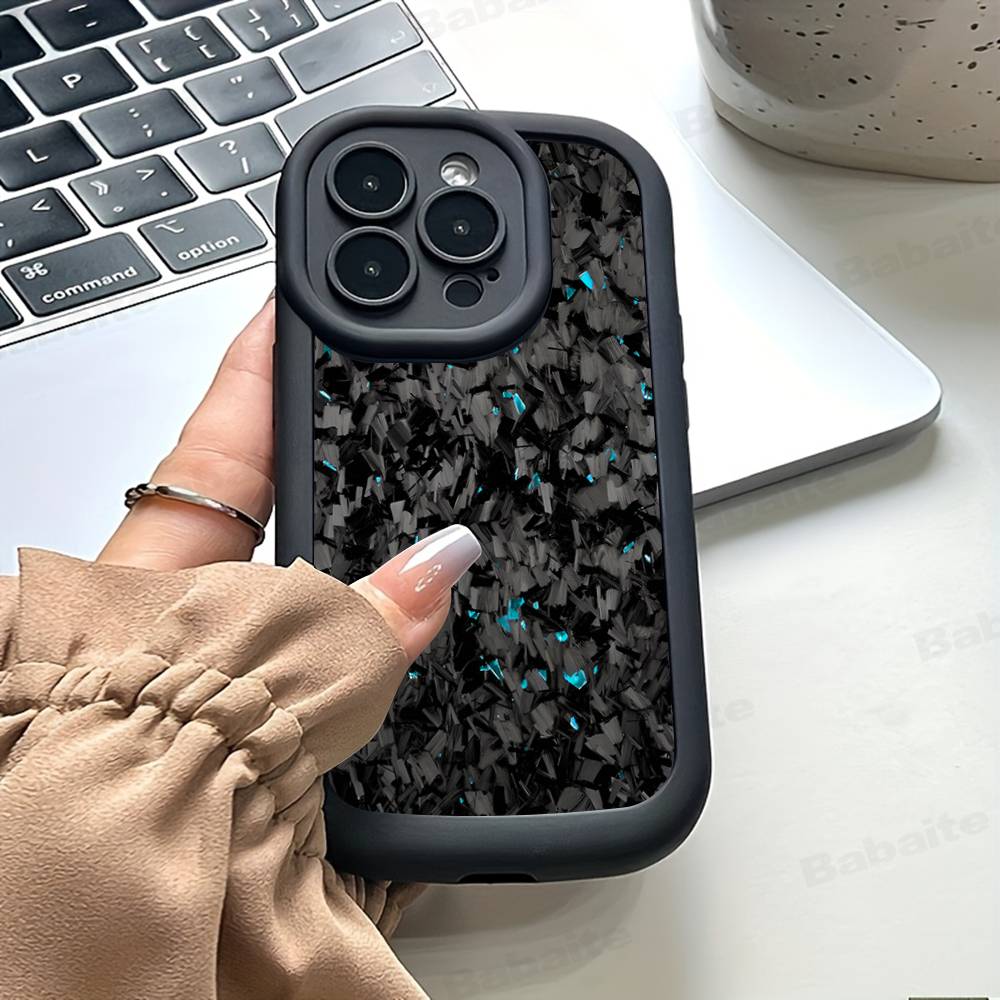 Чехол для телефона APEX CARBON FRAGMENT из гоночного материала для IPhone 17 16 15 14 13 12 11 Pro Max 16E Plus INS Мягкий чехол