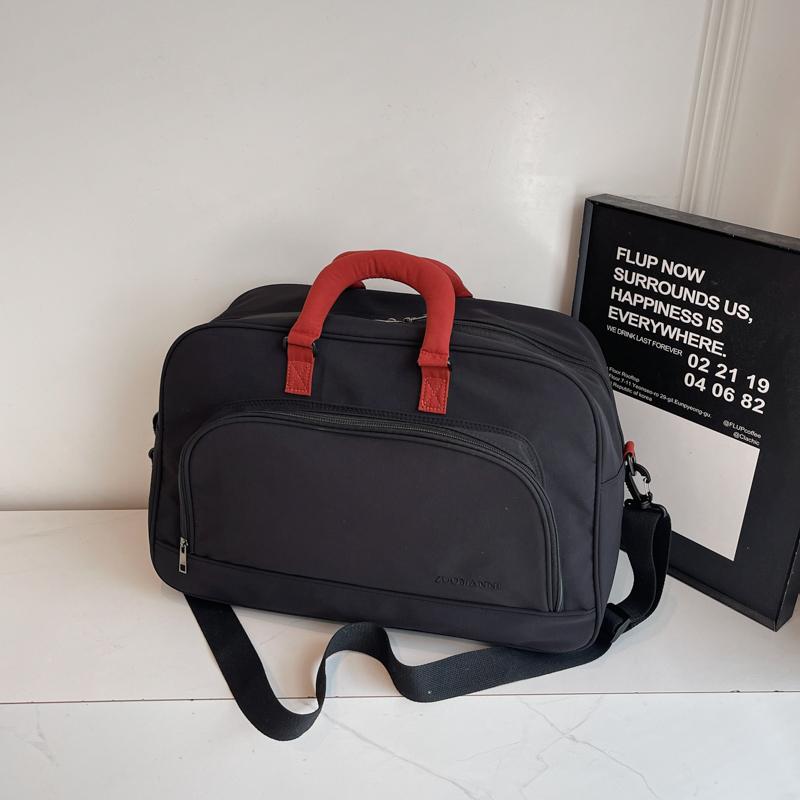 Контрастный цвет Портативная дорожная сумка Мужская и женская спортивная тренировочная фитнес-сумка Дорожная большая вместительная сумка-дафл