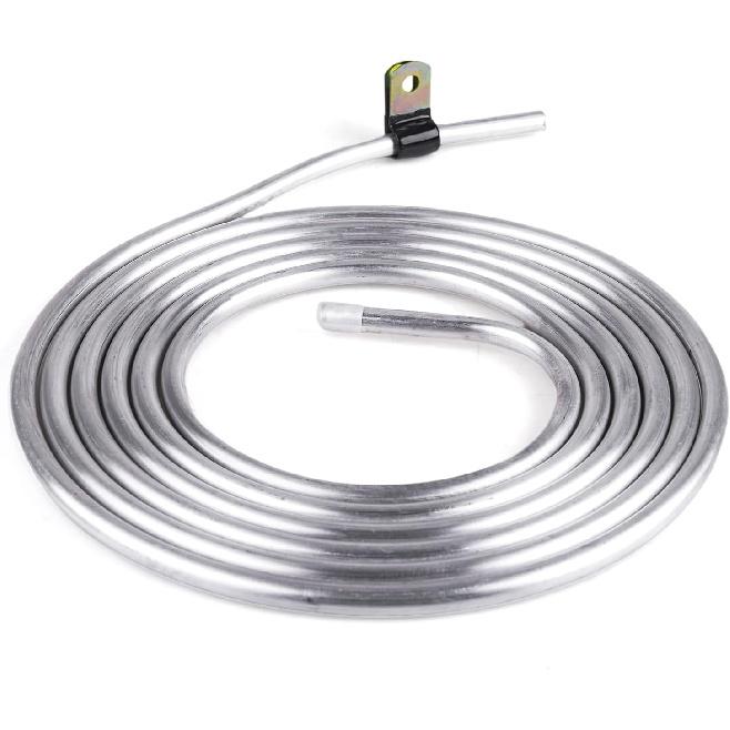 3/8" OD Aluminum Hard Fuel Line 10 Feet Hardline Tube Thickness Is 0.039"