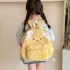 Cute Nylon Cat Themed School Backpack For Children With Breathable Comfort Features