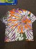 Винтажная футболка Tie Dye 90-х годов Sterling Schwinn Bicycles Мужская Размер XL Оранжевая SS
