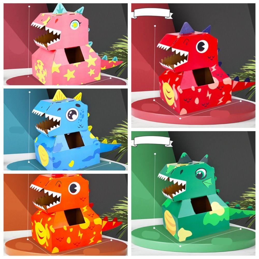 Wearable Cardboard Box Dinosaur Toy Paper  Funny   Large
