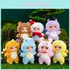 Character Pvc Plush Doll Keychain With Adorable Design For Childrens Room Decor
