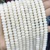 5*8mm Natural Stone Morganite Angelite Aquamarines Rondelle Round  Spacer Beads For Jewelry Making DIY Bracelet Accessories