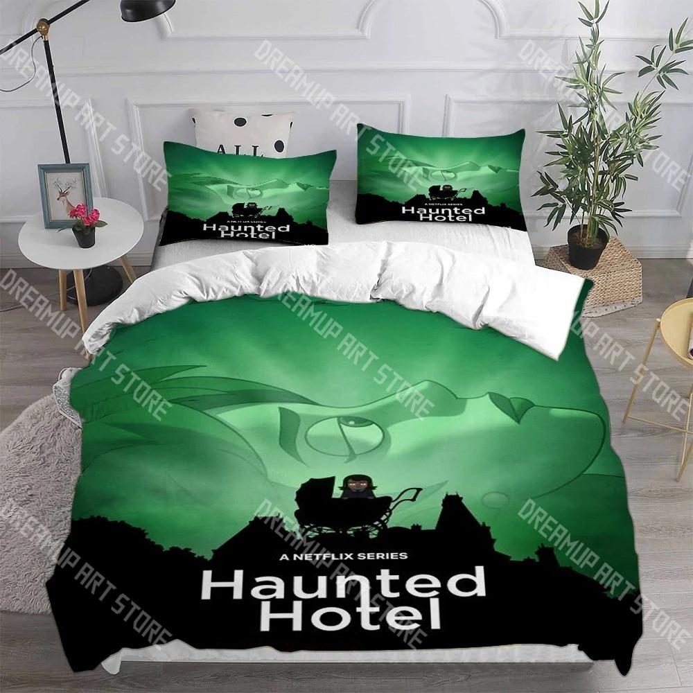 Модный комплект постельного белья Hauntedel Сезон 1 Односпальный Полуторный Полный Евро Маленький Королевский Размер Комплект постельного белья для детской спальни Комплекты с пододеяльником Комплект простыней