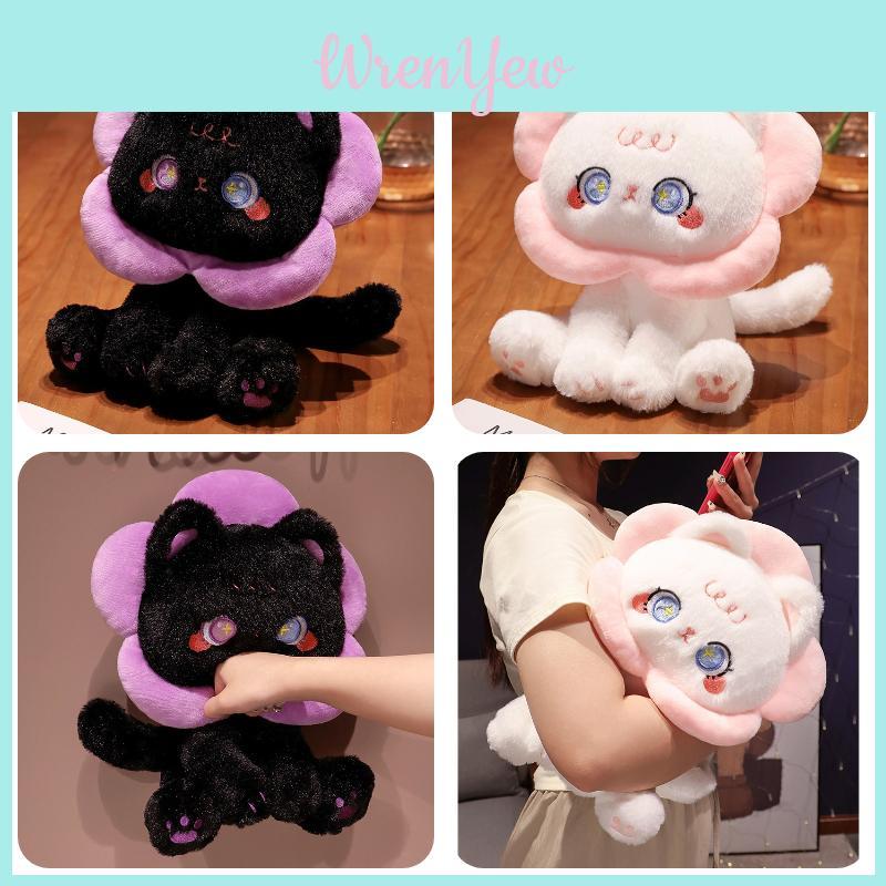 Cat Beauty Plush Toy Soft Short Plush Pp Cotton Filling Ideal For Girls