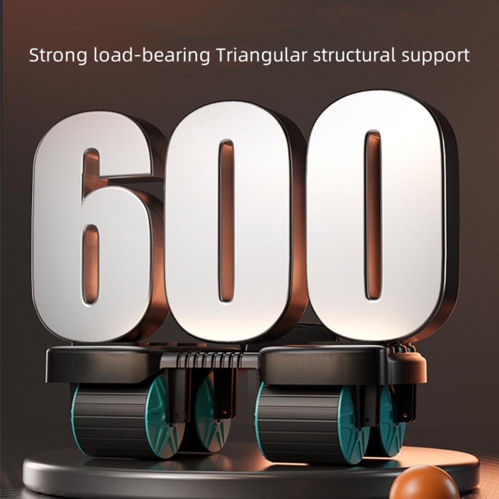 Колесо для пресса, роликовый тренажер, конструкция из шести колес, слайдер, колесо для тренировки пресса, автоматический отскок, противоскользящее оборудование для домашнего спортзала