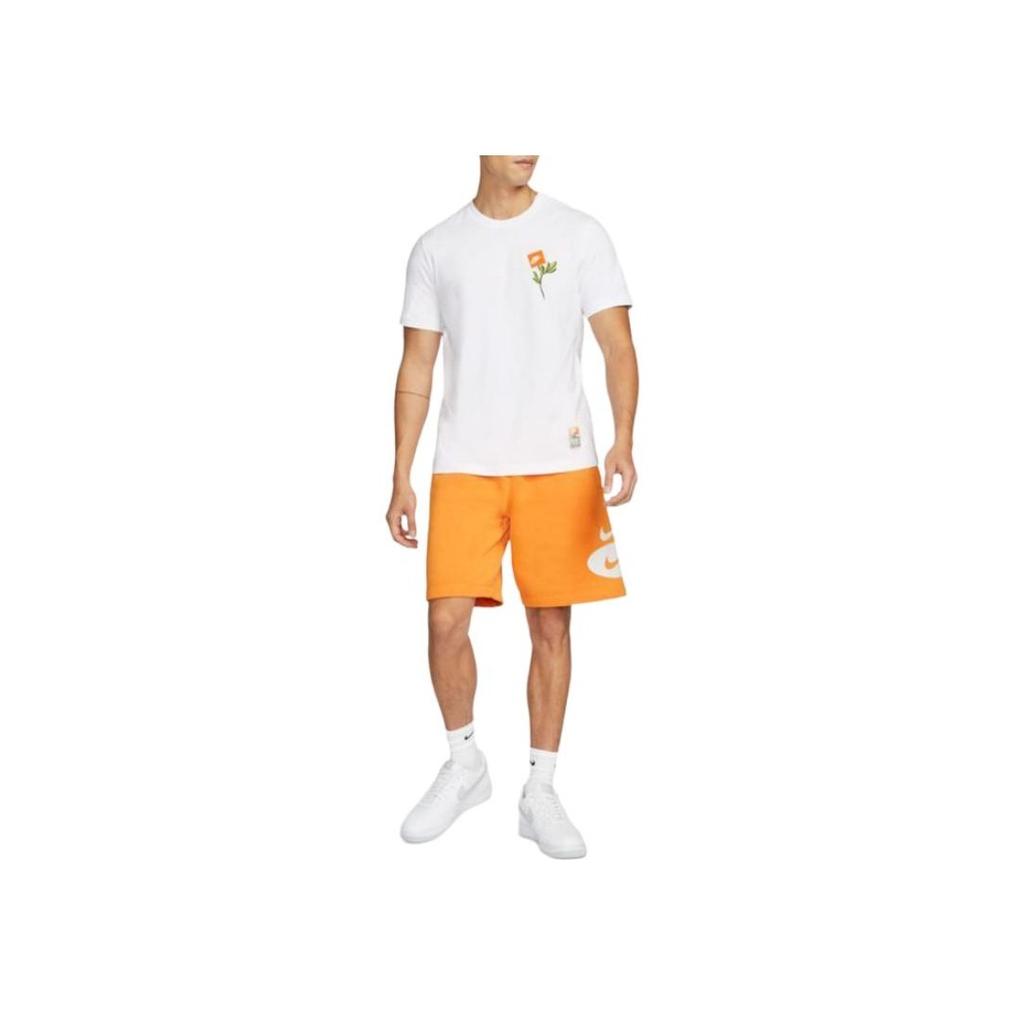 Nike Sportswear Sole Logo Letter Print Crew Neck Short Sleeve T-Shirt Men T-Shirts White DQ1030-100