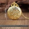 2pcs/set, Women's Pocket Watches, Vintage Classic Flower Women Pocket Watches with Chain Necklace with Box, The Perfect Gift for Lady.