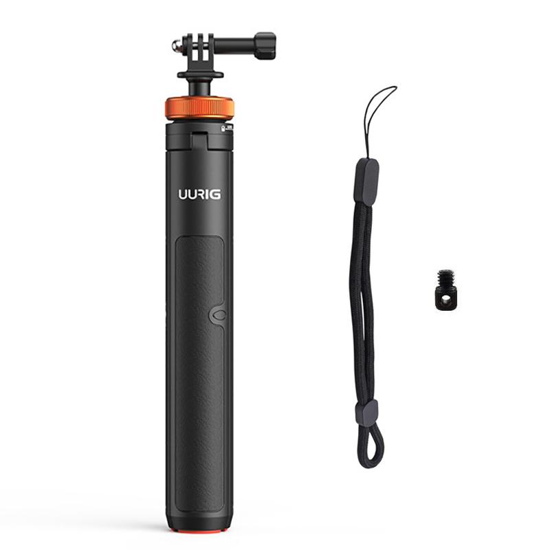 Aluminum Extend Selfie Stick Tripod Mini Portable Vlog Tripod for Gopro Hero 13 12 11 Osmo Action Insta 360 X4 X3 Action Camera