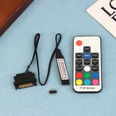 SATA Molex RGB Контроллер 5V 3Pin 12V 4Pin Для Компьютерного Корпуса CPU Кулер Вентилятор Для Светодиодных RGB Лент WS2812B SK6812