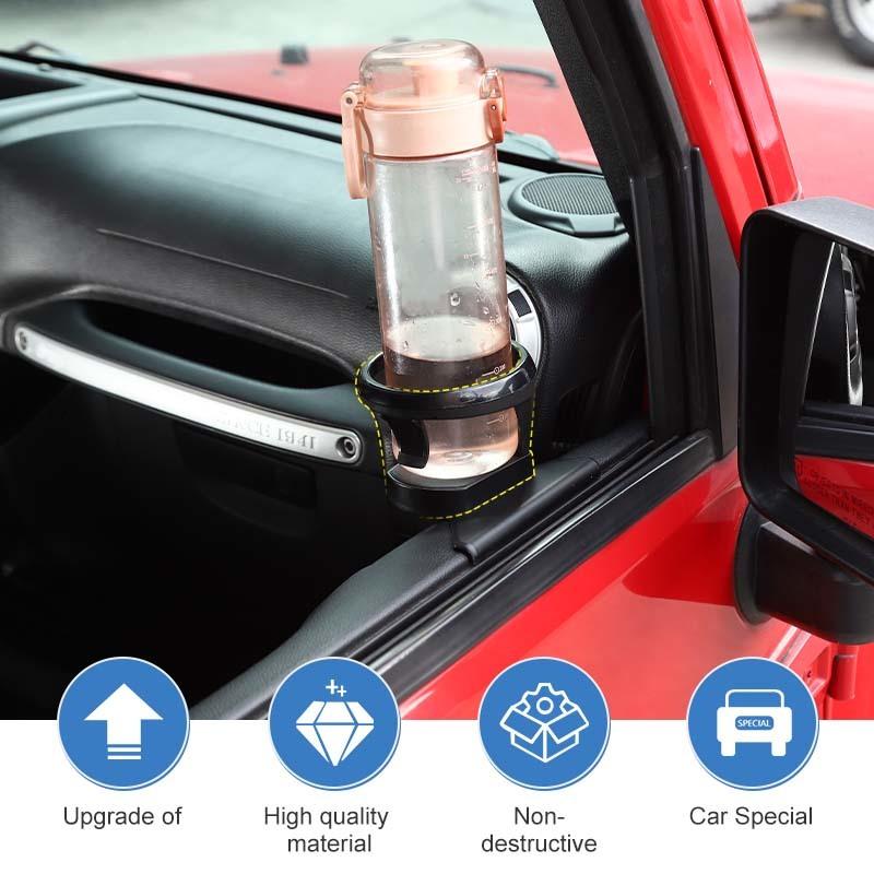 Передняя дверь, кронштейн для стакана с водой, держатель, подставка для Jeep Wrangler JK 2011-2017, аксессуары для салона автомобиля