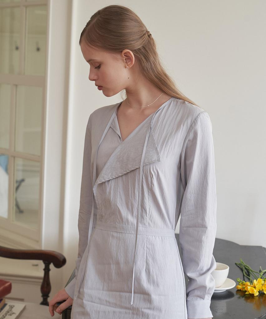 Платье-обертка Peullobeu Draping Dress Вер.2_L/Gr