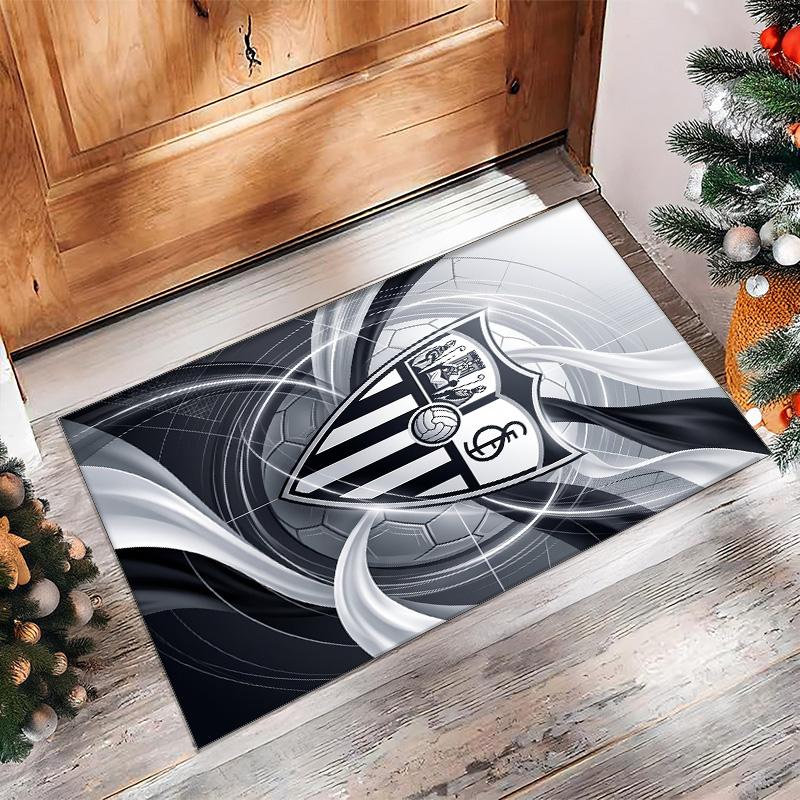 Sevilla FC Soccer Football Pattern Soft Area Rug Non Slip Indoor Floor Carpet Sports Decor Mat for Bedroom