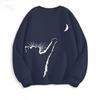 Spring and Autumn Round Neck Sweatshirt for Men, New Trendy Brand Korean Style Design Niche Loose Casual Sweatshirt for Men