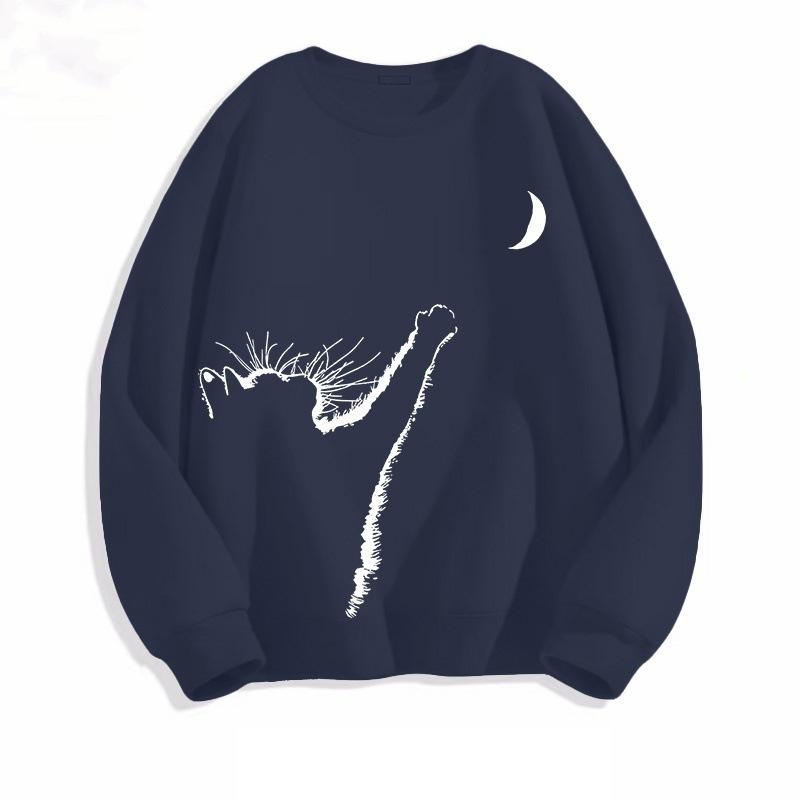 Spring and Autumn Round Neck Sweatshirt for Men, New Trendy Brand Korean Style Design Niche Loose Casual Sweatshirt for Men