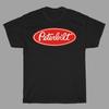 Peterbilt Trucks Красный Дальнобойный Грузовик Мужская Черная Футболка Размеры от S до 5Xl