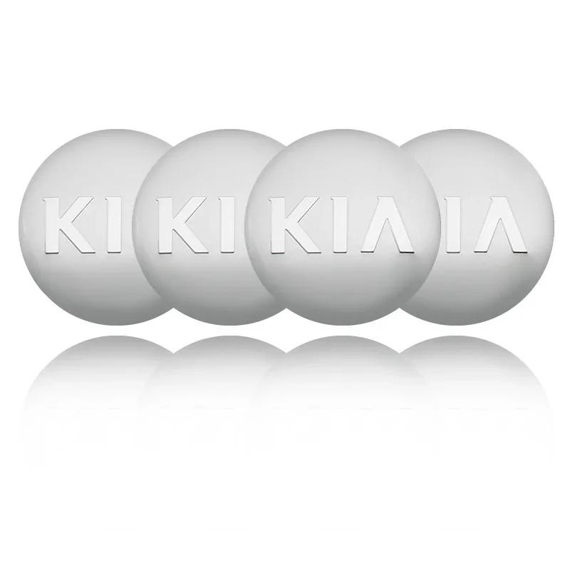 MYMX8 4pcs 56mm Car Wheel Center Cover Stickers Hub Cap Accessories For KIA EV6 Sorento Niro Stinger Ceed Carnival K5 K9 Soul Carens