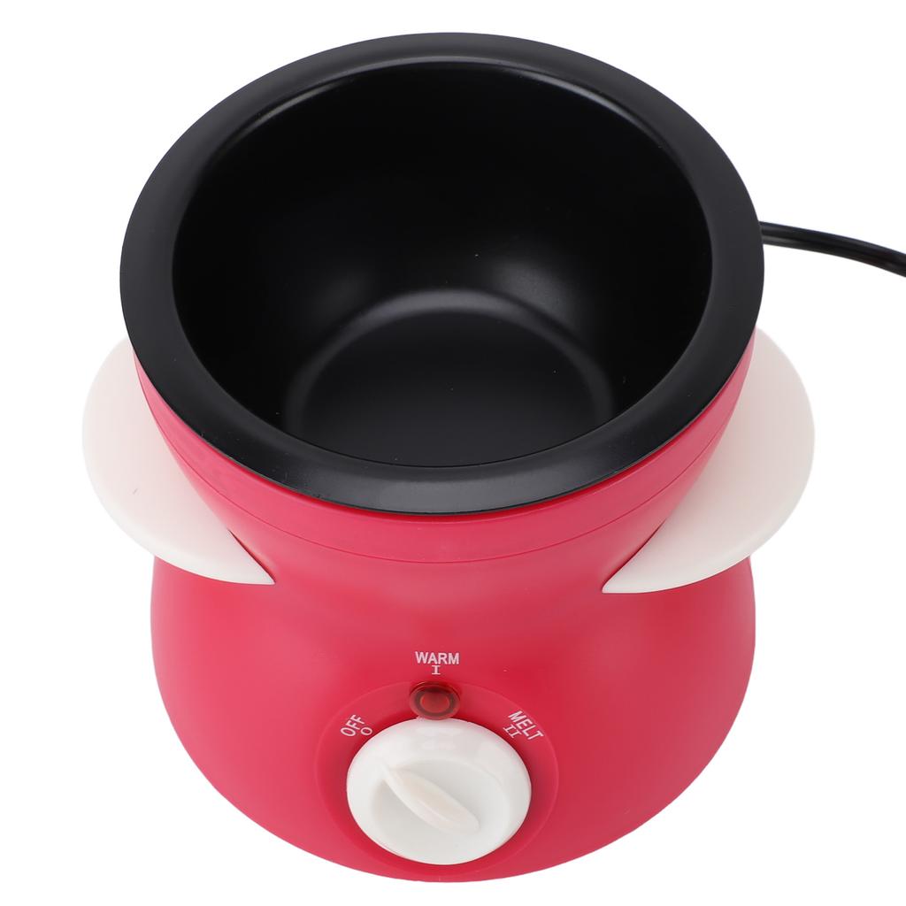 Electric Fondue Pot Set 2 Heating Gear Cast Iron Chocolate Fondue Maker with 10 Forks for Party Kitc