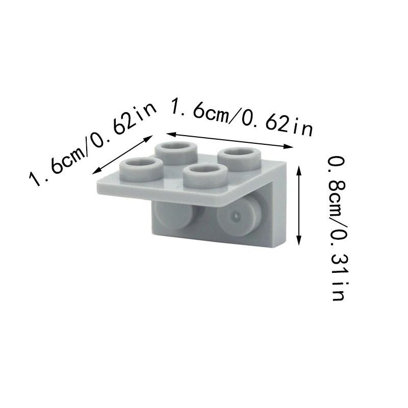 20 шт. Подставка для фигурок, базовая пластина 99207, кронштейн 1x2, 2x2, перевернутые строительные блоки, кронштейн для демонстрации фигурок своими руками, сборка кирпичных игрушек