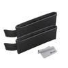 Raksonic Car Side Storage Car Storage Seat Gap Leather Ideal for Driver and Passenger Auto Parts Small Item Black Box, Pocket, Storage, Material,