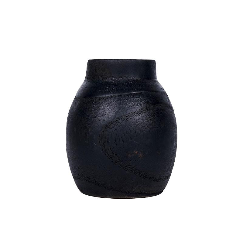 1 шт. деревянная ваза, кашпо, прочный искусственный цветочный горшок, настенный декор для гостиной