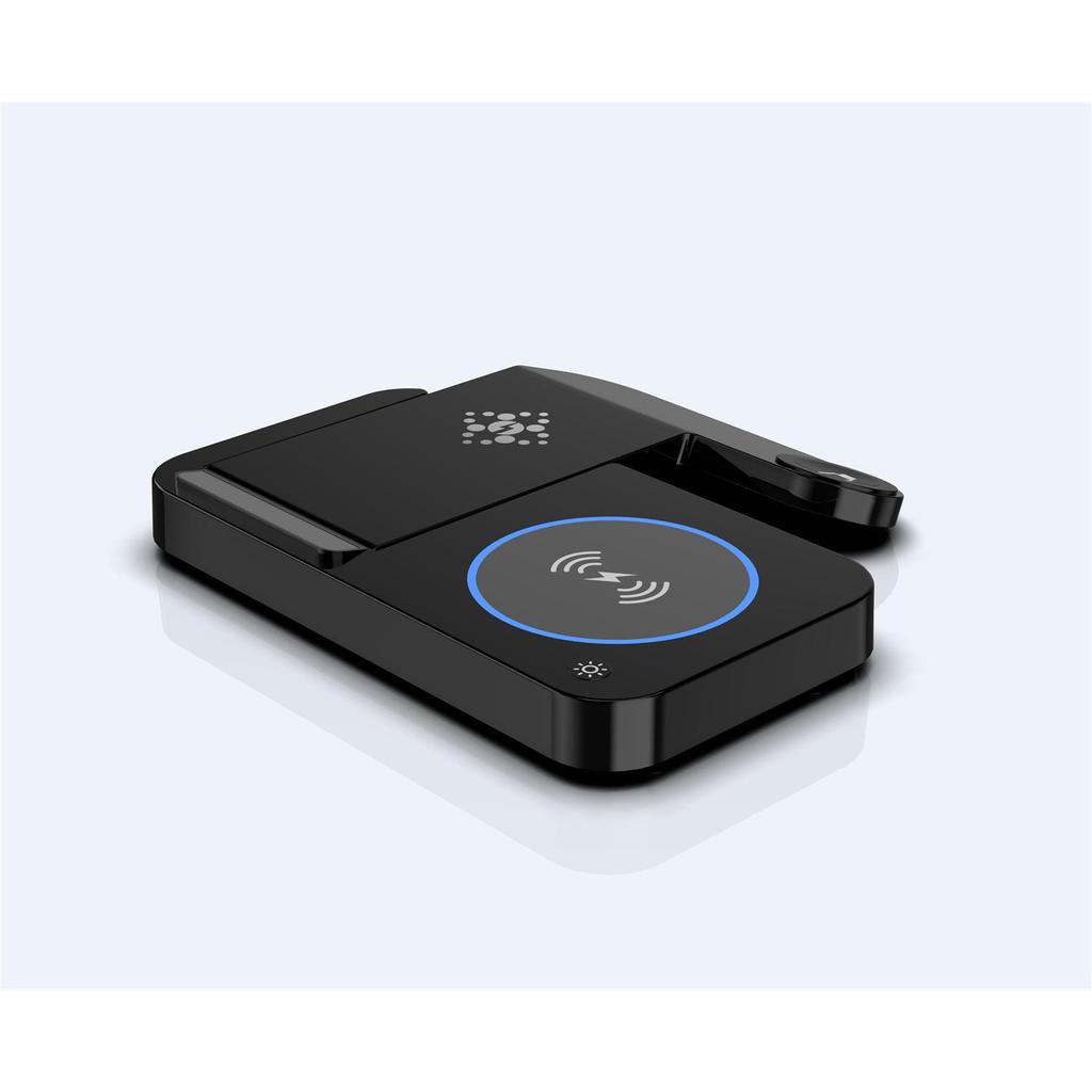 Подставка для быстрого беспроводного зарядного устройства 15 Вт для iPhone 14, 13, 12, 11, 8, Apple Watch, складная зарядная станция 4 в 1 для Airpods Pro iWatch