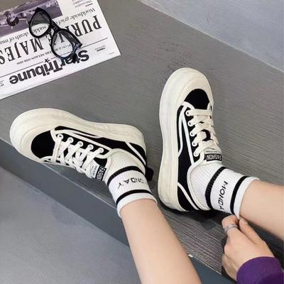 Кампус новые летние парусиновые туфли повседневные, легкие и удобные на толстой подошве универсальные дышащие трендовые женские туфли кеды