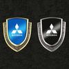Metal Car Door Trunk Fender Decoration Shield Protective Sticker for Mitsubishi Outlander ASX Pajero Sport L200
