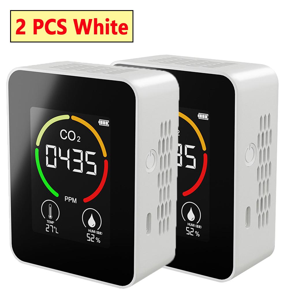 CO2 Meter CO2 Detector Multifunctional Thermohygrometer Home Intelligent Gas Analyzer Household Digital Air Pollution Monitor 1