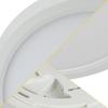 Plafonnier LED - NETTLIFE - Ø22 cm plate ronde - 15W - Blanc chaud 3000K - Métal