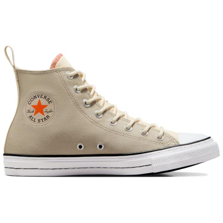 Converse Кроссовки унисекс Chuck Taylor All Star High Vintage Athletic - Beach Stone кремового цвета, цвета слоновой кости A05632F