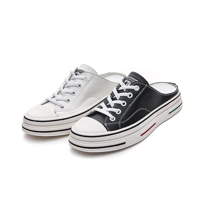 Женская обувь новая обувь без каблука женские маленькие белые туфли полуподдержка летние плоские сандалии